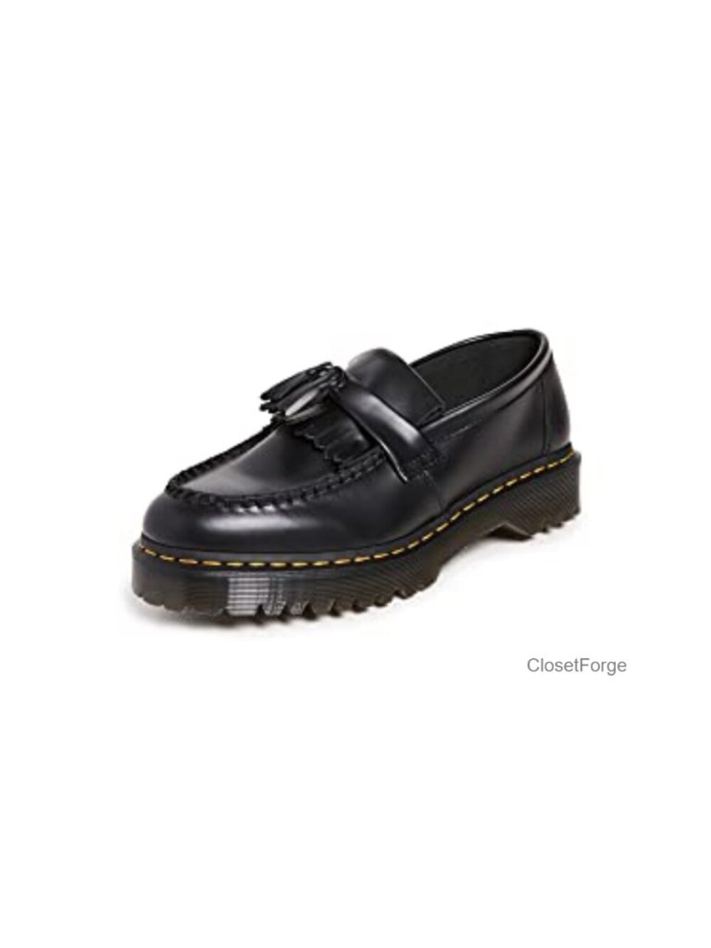 Leather Tassel Loafers Slip-On Moc Toe Low Heel